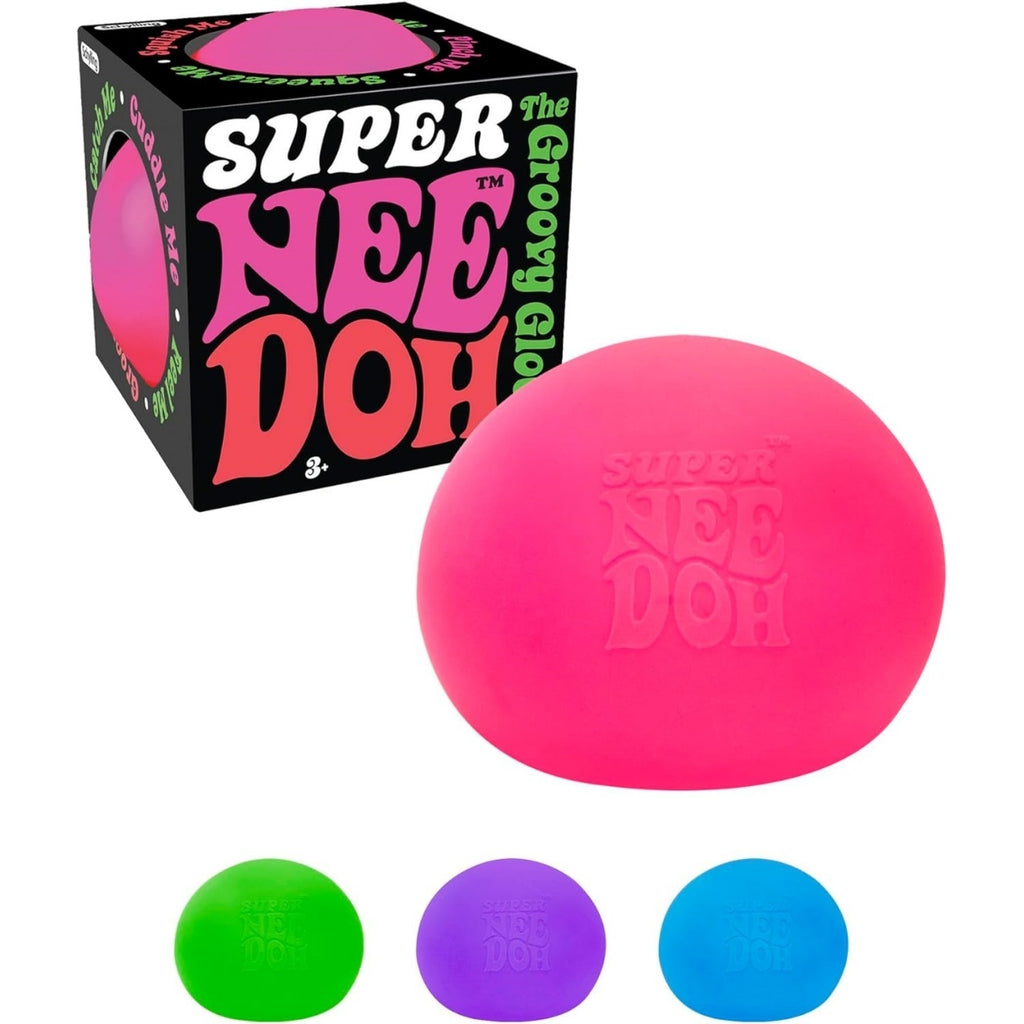 Super NeeDoh – Jumbo Stress Ball – 4.5” – Assorted