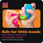 NeeDoh Mac ‘N– Squeeze – 4 Squishy Noodles – Assorted