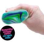 NeeDoh Nice Cube Swirl – Solid Squish – Assorted