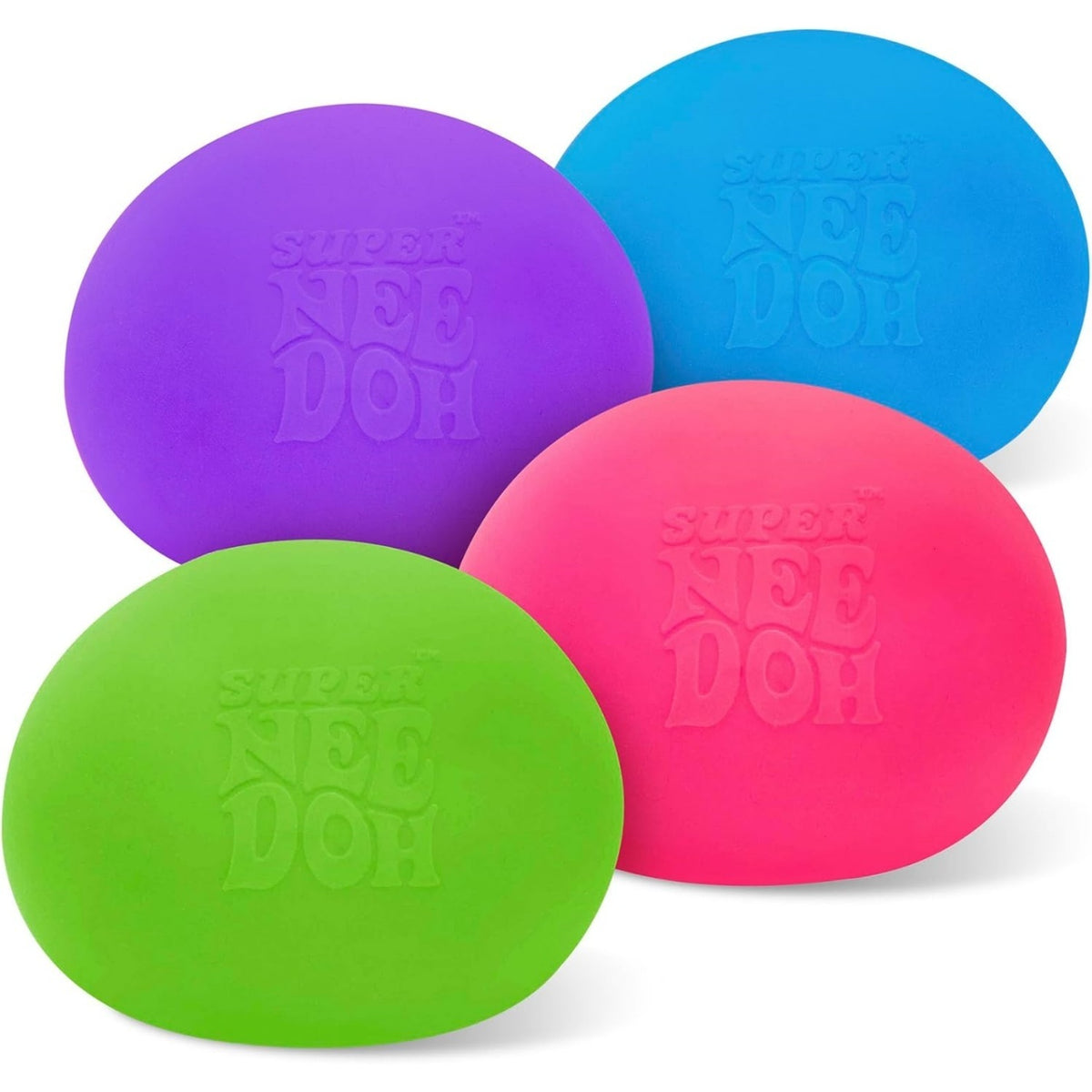 Super NeeDoh – Jumbo Stress Ball – 4.5” – Assorted