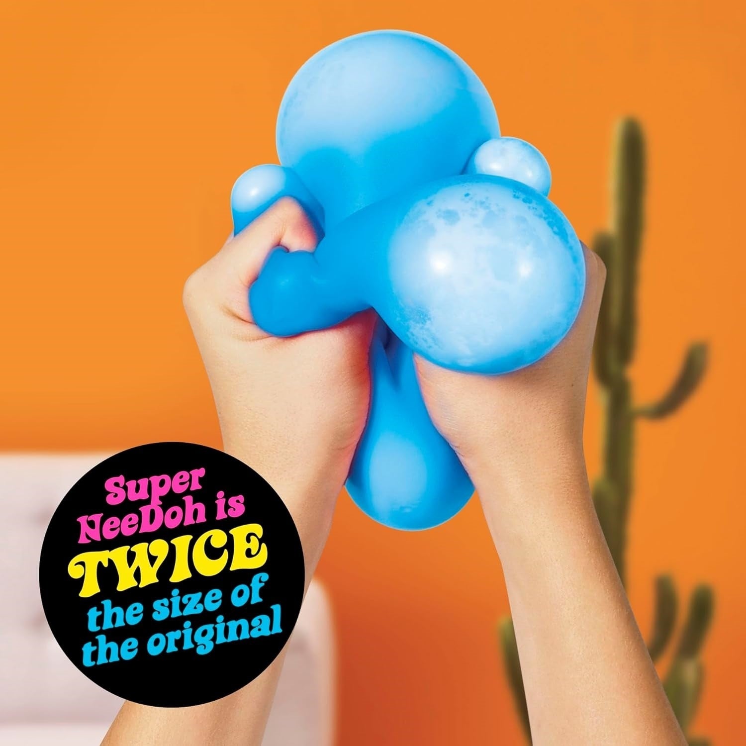 Super NeeDoh – Jumbo Stress Ball – 4.5” – Assorted