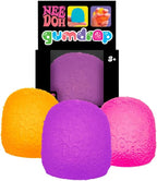 Schylling NeeDoh Gumdrop Textured Sensory Fidget Toy Colors May Vary (3 Pack)