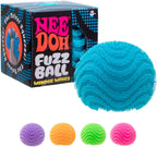 Schylling NeeDoh Fuzz Ball – Sensory Toy with a Velvet Texture and Soft Cloud Squish – Wavy Pattern You Can See and Feel – Ages 3 and Up – Color May Vary; One Per Pack (Wonder Waves)