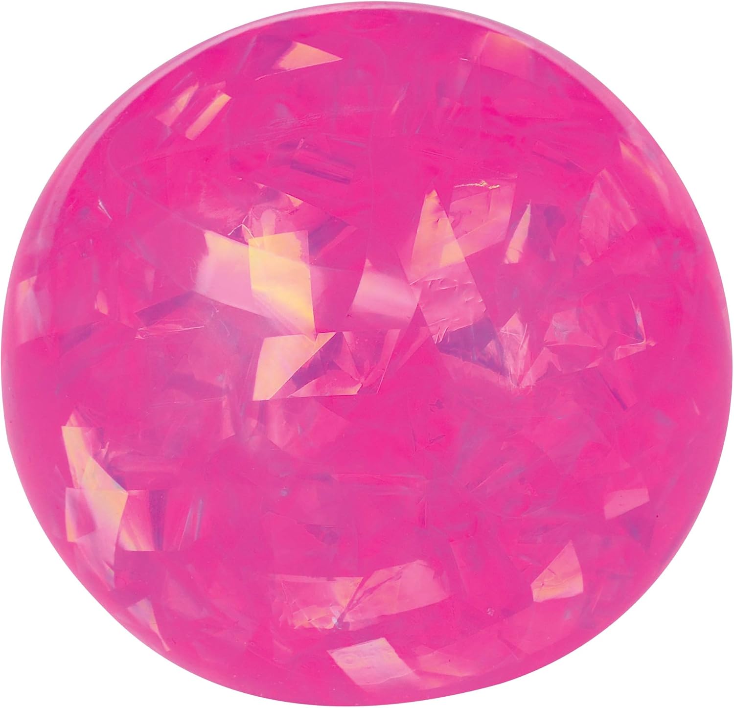 Schylling NeeDoh Crystal – Sensory Squeeze Toy – Shimmering Liquid Filling – 2.25″ Wide – Color May Vary (Pack of 1)