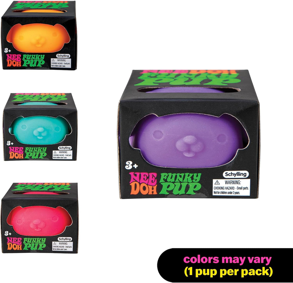 NeeDoh Funky Pups – One Dog Per Pack