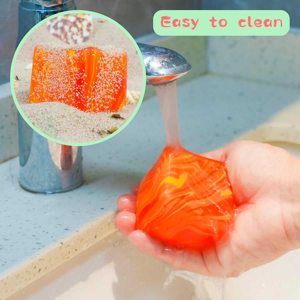 Slow Rising Stress Cube . Dough Stress Balls Soft Fidget Squishy Toys for Anxiety Relief. Pull Stretch Classroom Prize Party Favors Toys for Kids