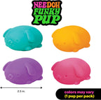 Schylling NeeDoh Funky Pups – Squishy Sensory Toy – Soft Dough Filling – Ages 3 and Up – Color May Vary; One Dog Per Pack