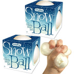 NeeDoh Snow Ball Stress Balls – Crunchy & Squishy – 2 Pack