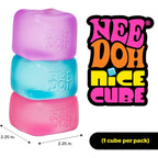 NeeDoh Nice Cube – Solid Squish – Pink