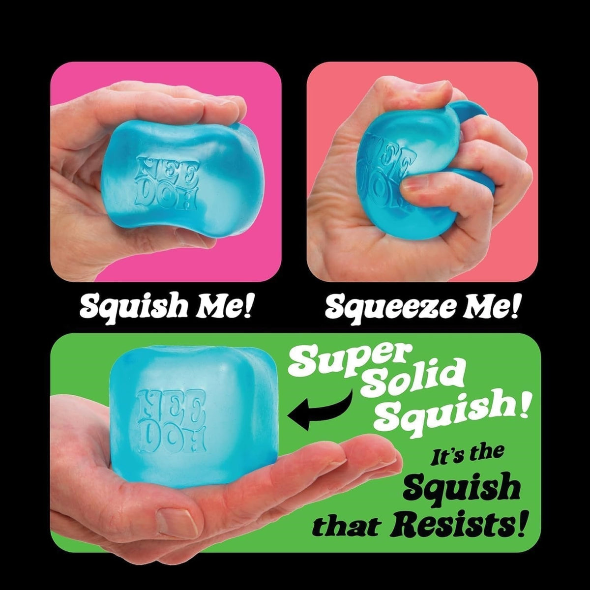 NeeDoh Nice Cube – Solid Squish – Purple