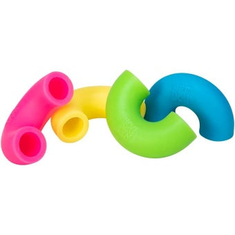 NeeDoh Mac ‘N– Squeeze – 4 Squishy Noodles – Assorted