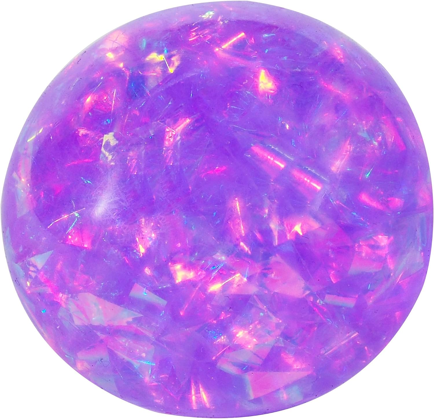 Schylling NeeDoh Crystal – Sensory Squeeze Toy – Shimmering Liquid Filling – 2.25″ Wide – Color May Vary (Pack of 1)