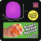 Schylling NeeDoh Gumdrop – Textured Sensory Toy with Super Solid Squish – 2.5″ Tall – Colors May Vary (Pack of 1)